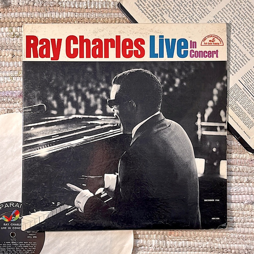 Ray Charles - “Live In Concert” Vinyl LP